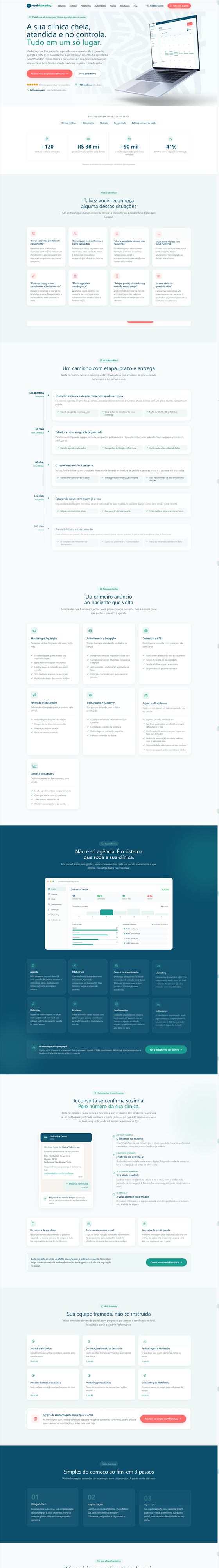 Site Medi Marketing, criado por Angelo Garcia